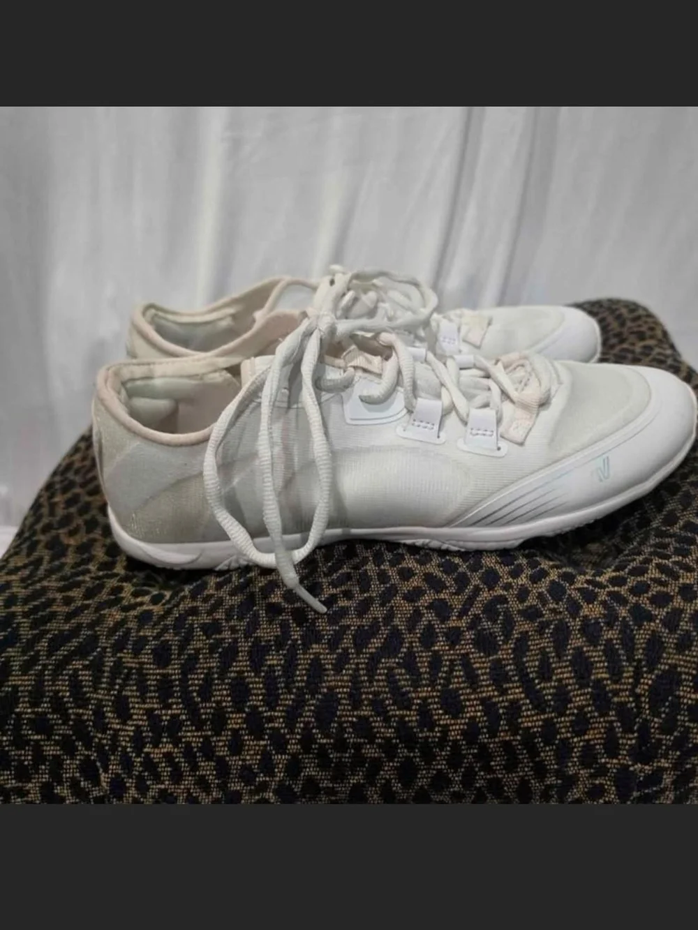 Varsity White Women's Athletic Sneakers – Lace-Up Training Shoes